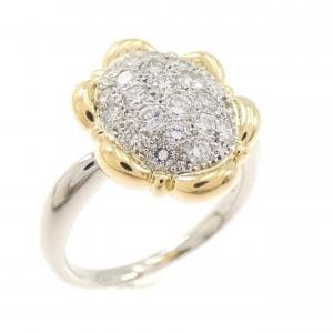 PT900/K18YG ダイヤモンド リング 0.62CT
