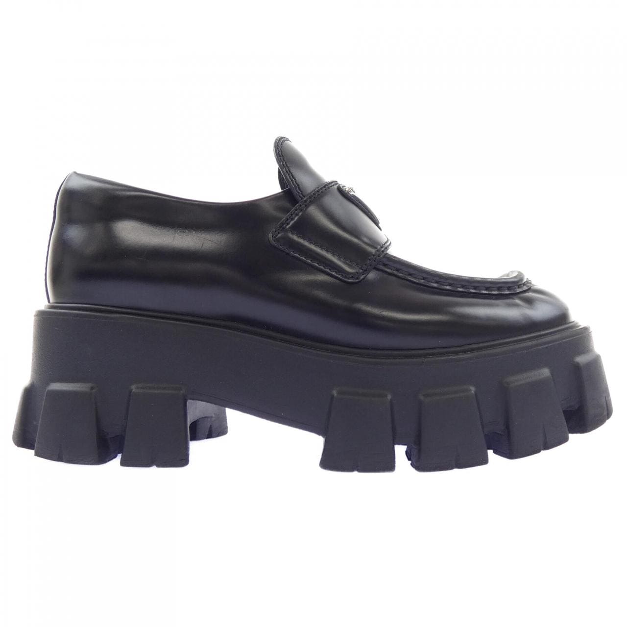 プラダ PRADA モノリス ローファー トライアングルロゴ 1D649M シューズ