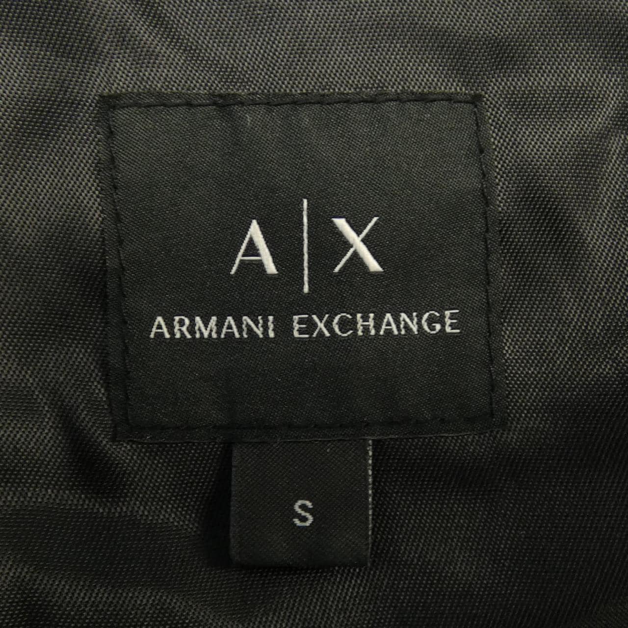 Armani Exchange Leather Rider's Jacket