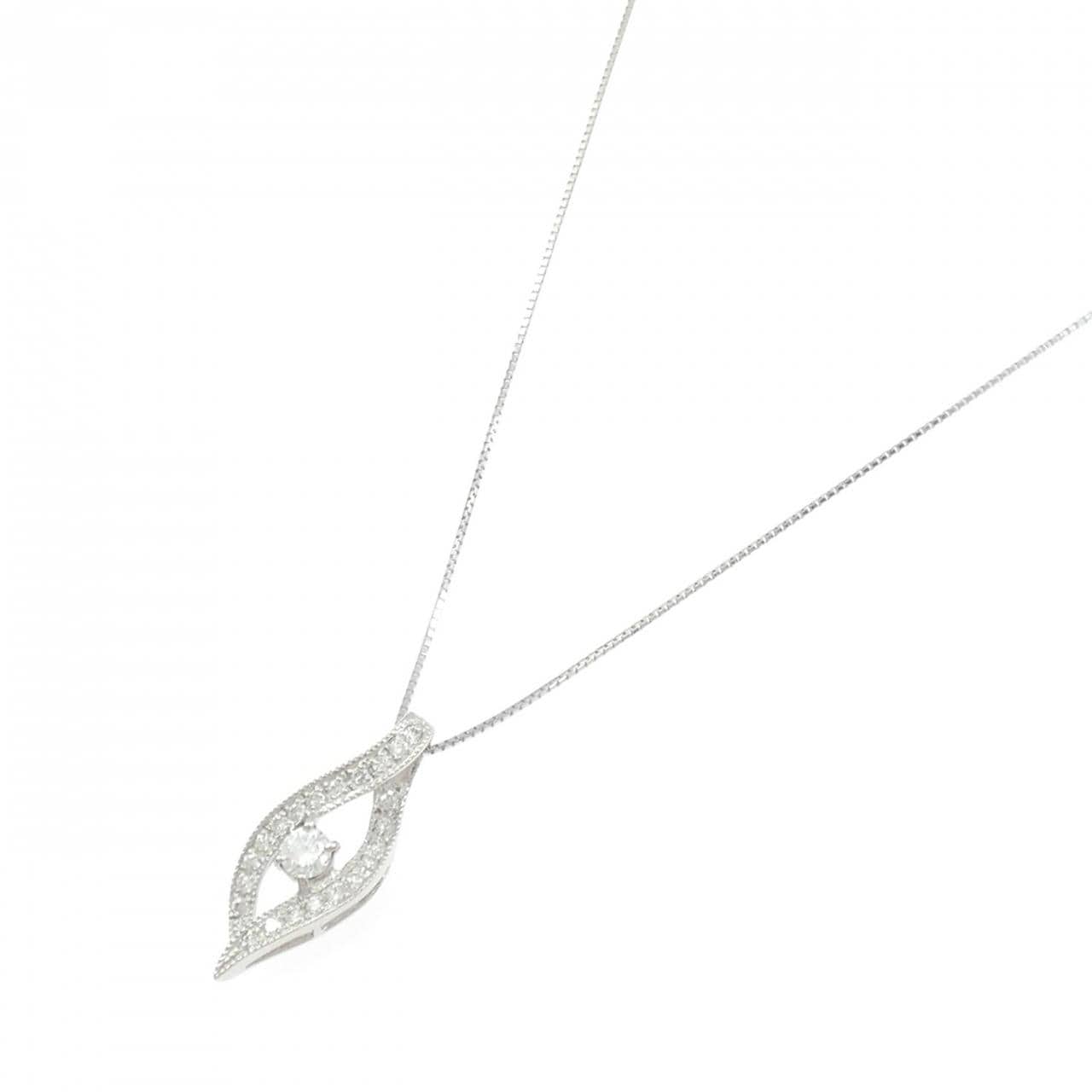 PT900/PT850 ダイヤモンド ネックレス 0.24CT