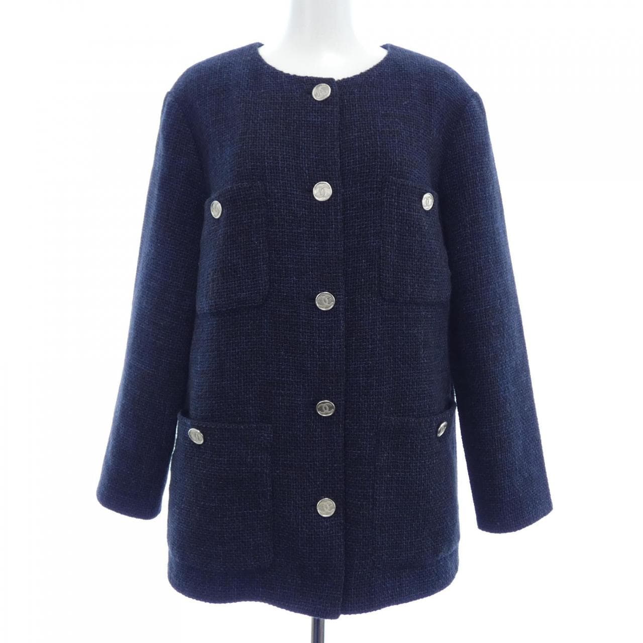 シャネル CHANEL LOOK1 P71176V37139 21B ノーカラージャケット