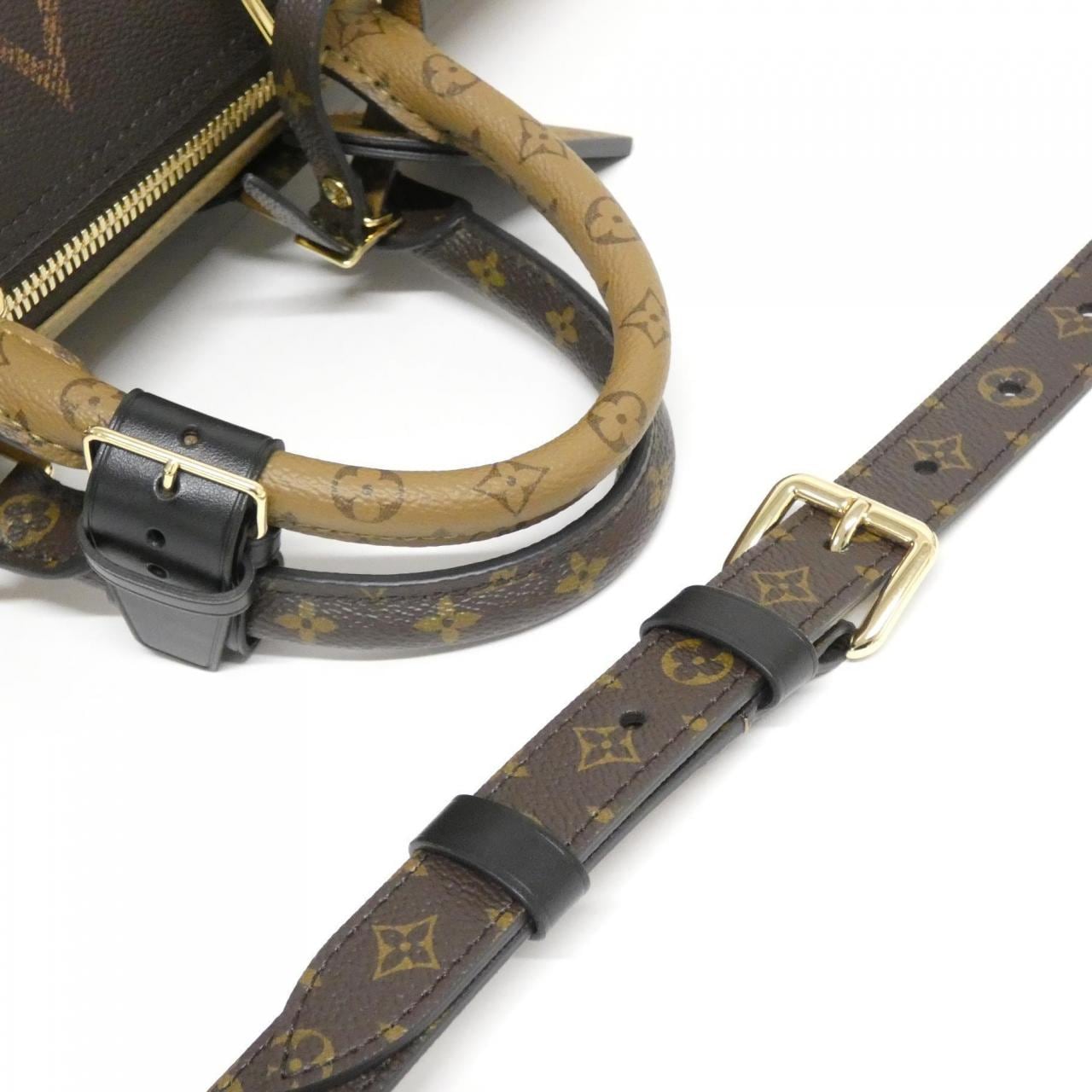 LOUIS VUITTON Monogram Giant Reverse Skip Bandouliere 45 公分 M47211 波士頓包
