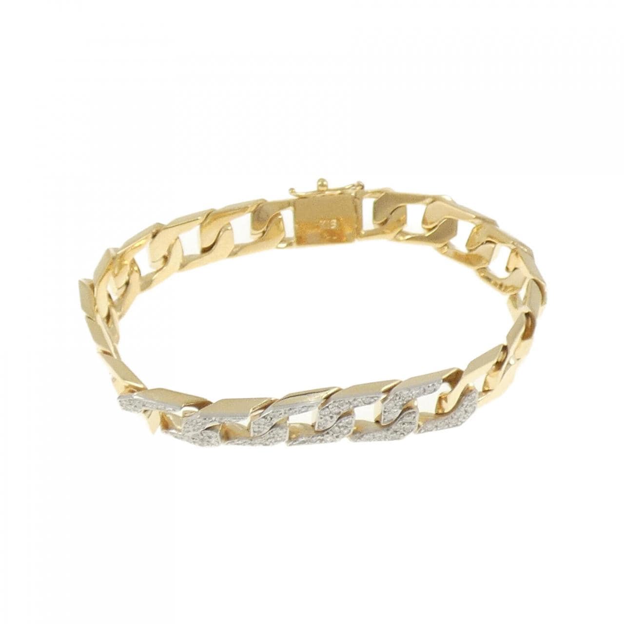 K18YG/K18WG Diamond Bracelet