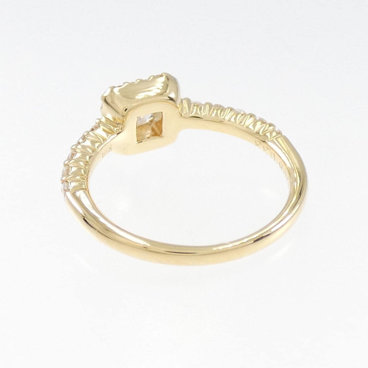 K18YG ダイヤモンド リング 0.308CT