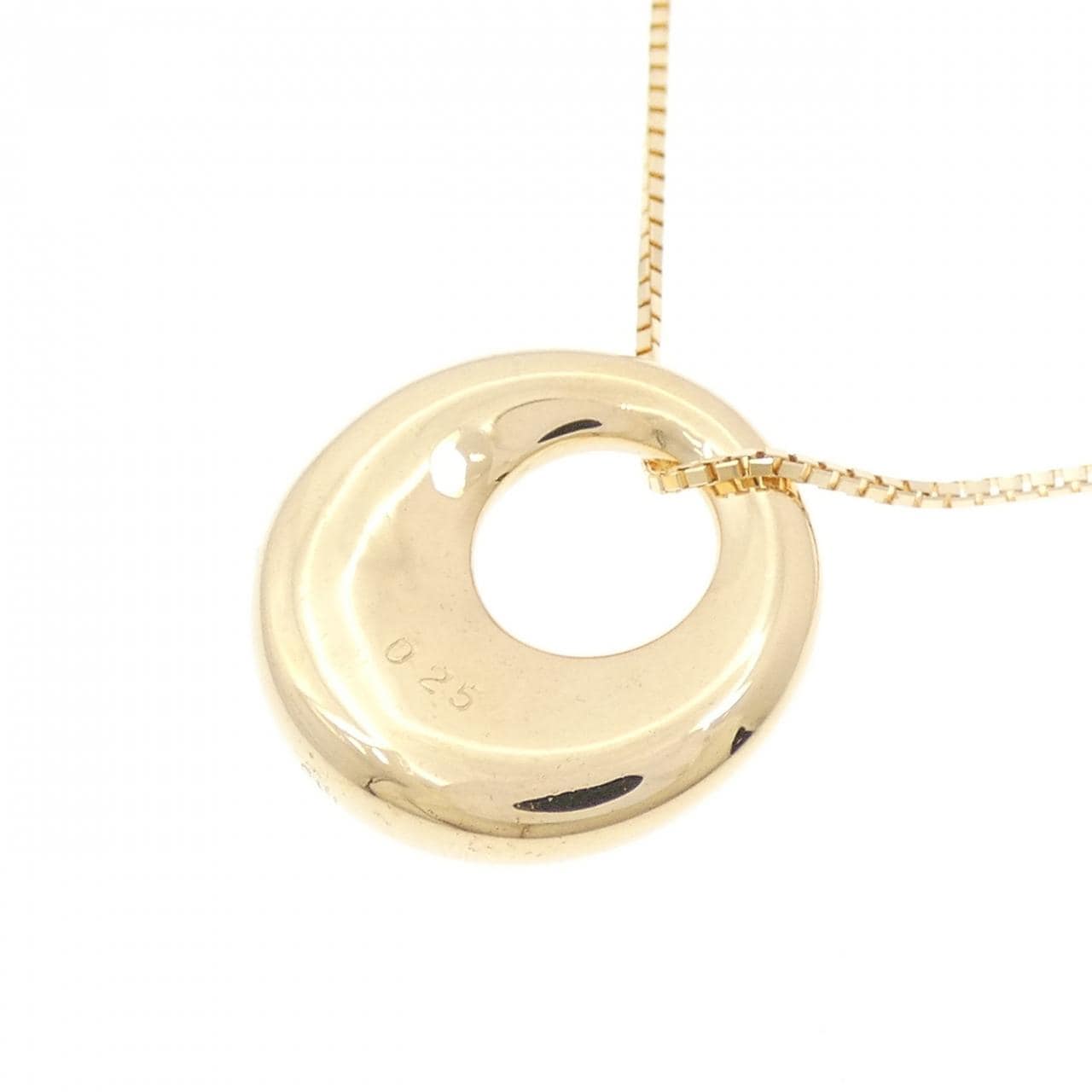 K18YG ダイヤモンド ネックレス 0.25CT