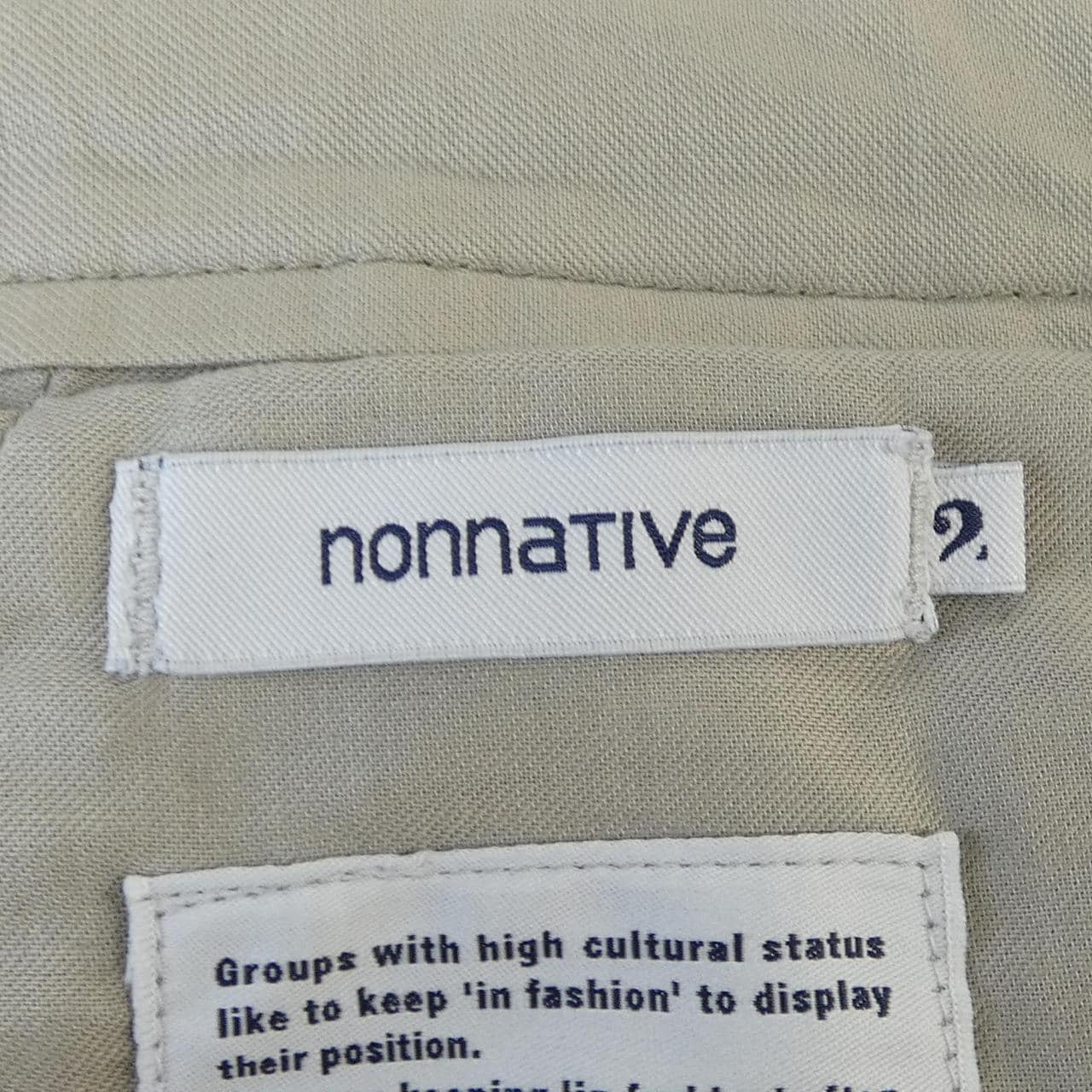 ノンネイティブ NONNATIVE NN-P4523 パンツ