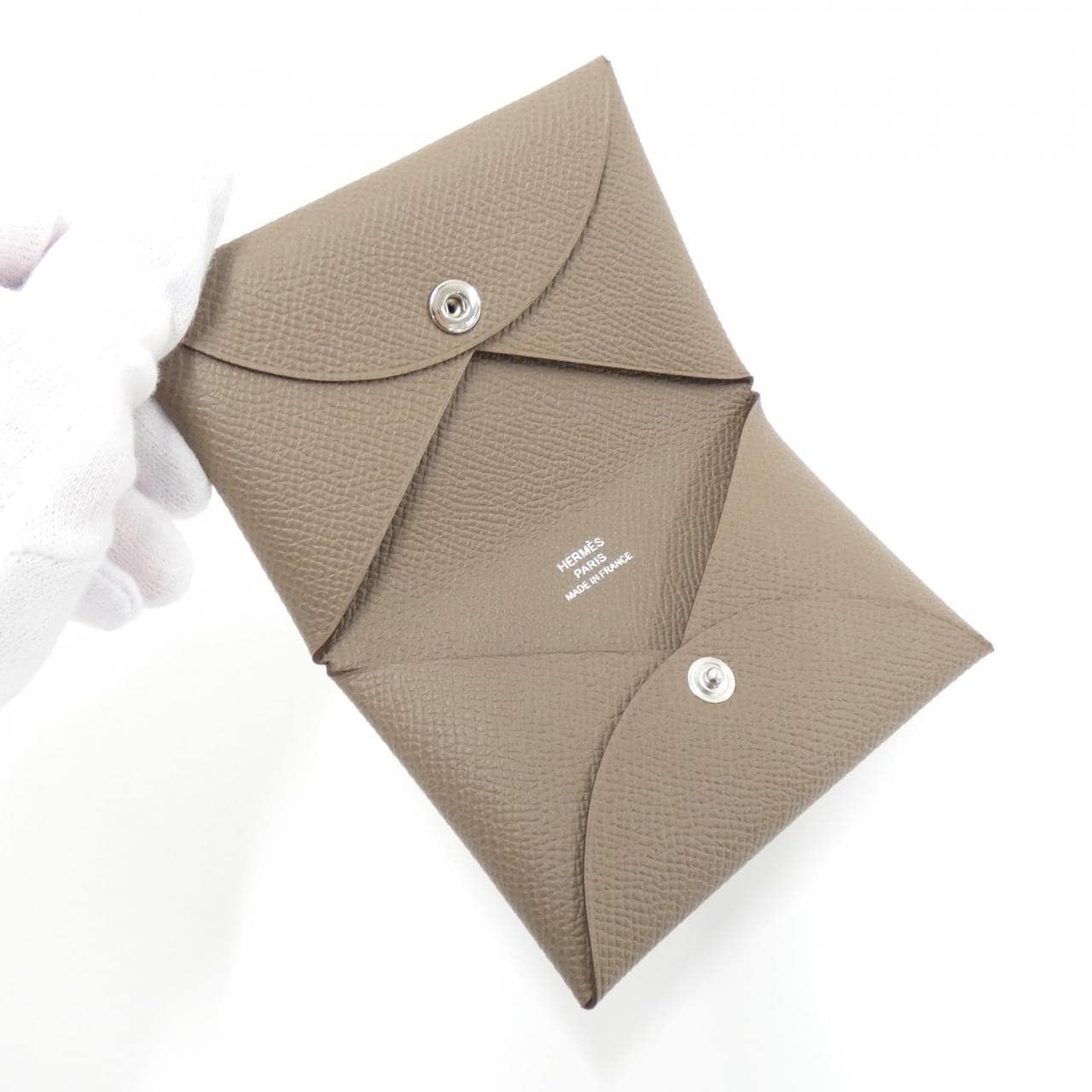 HERMES Calvi 044164CK card case