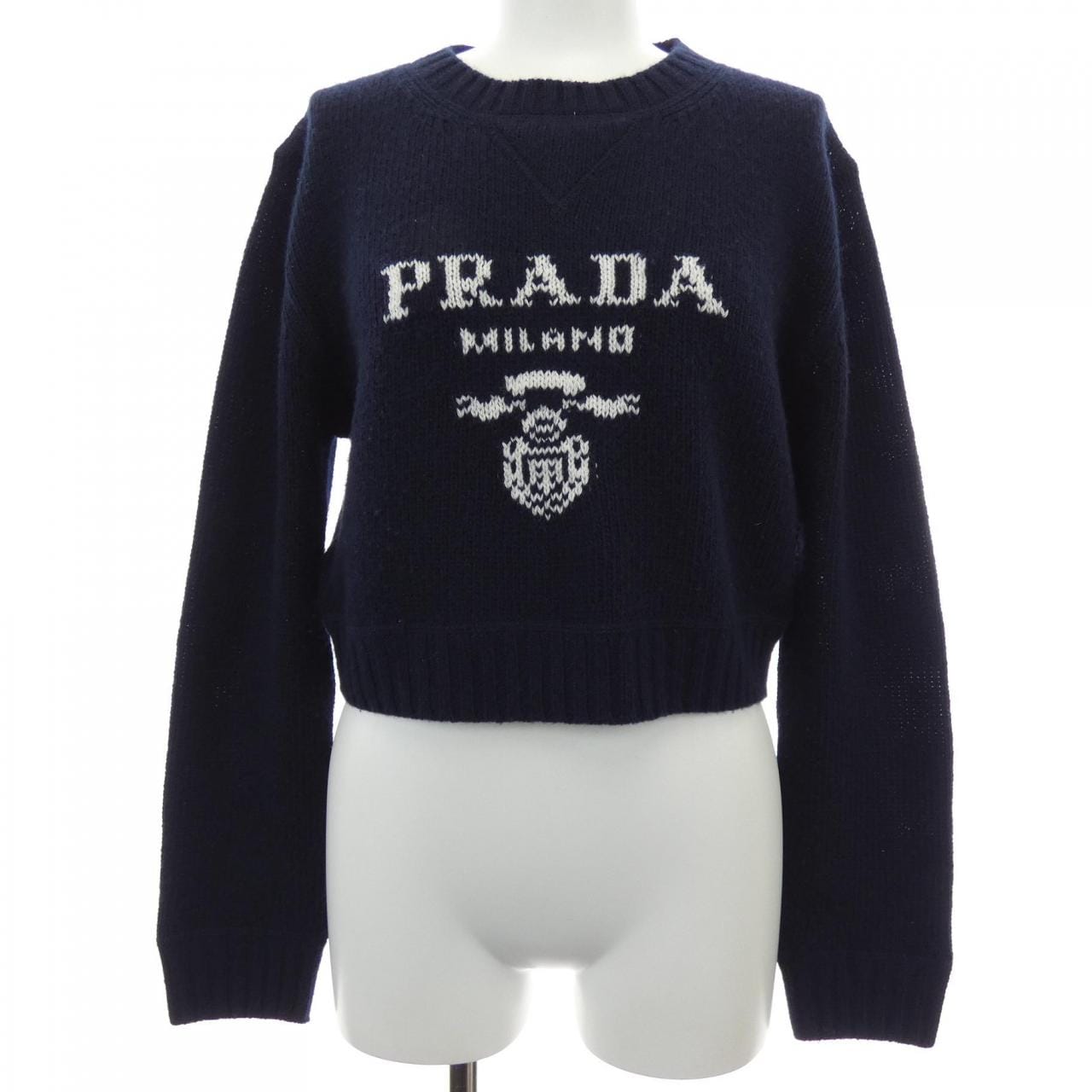 プラダ PRADA インターシャロゴ P24U1T S231 1YMW ニット
