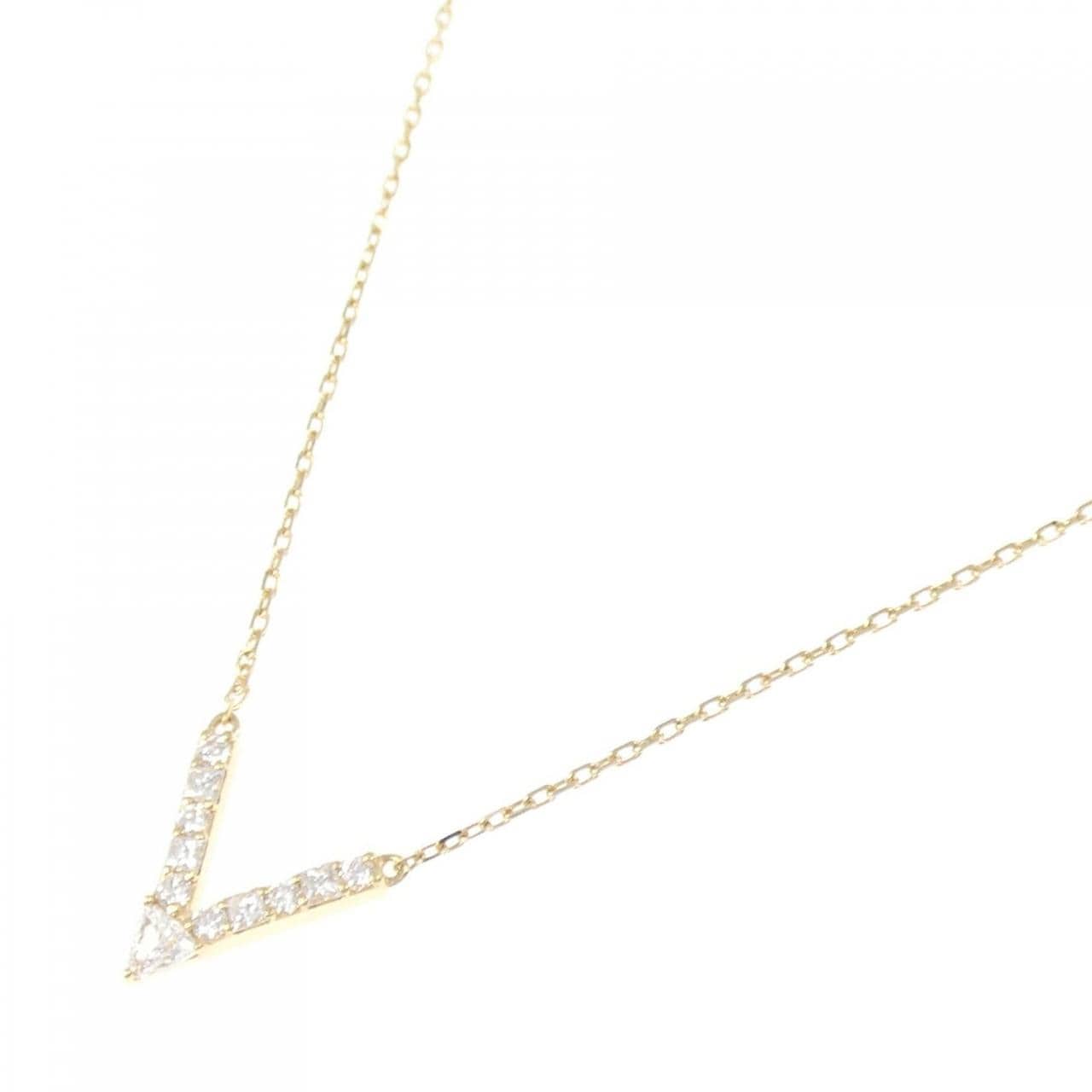 アーカー Vチェーン ネックレス 0.12CT