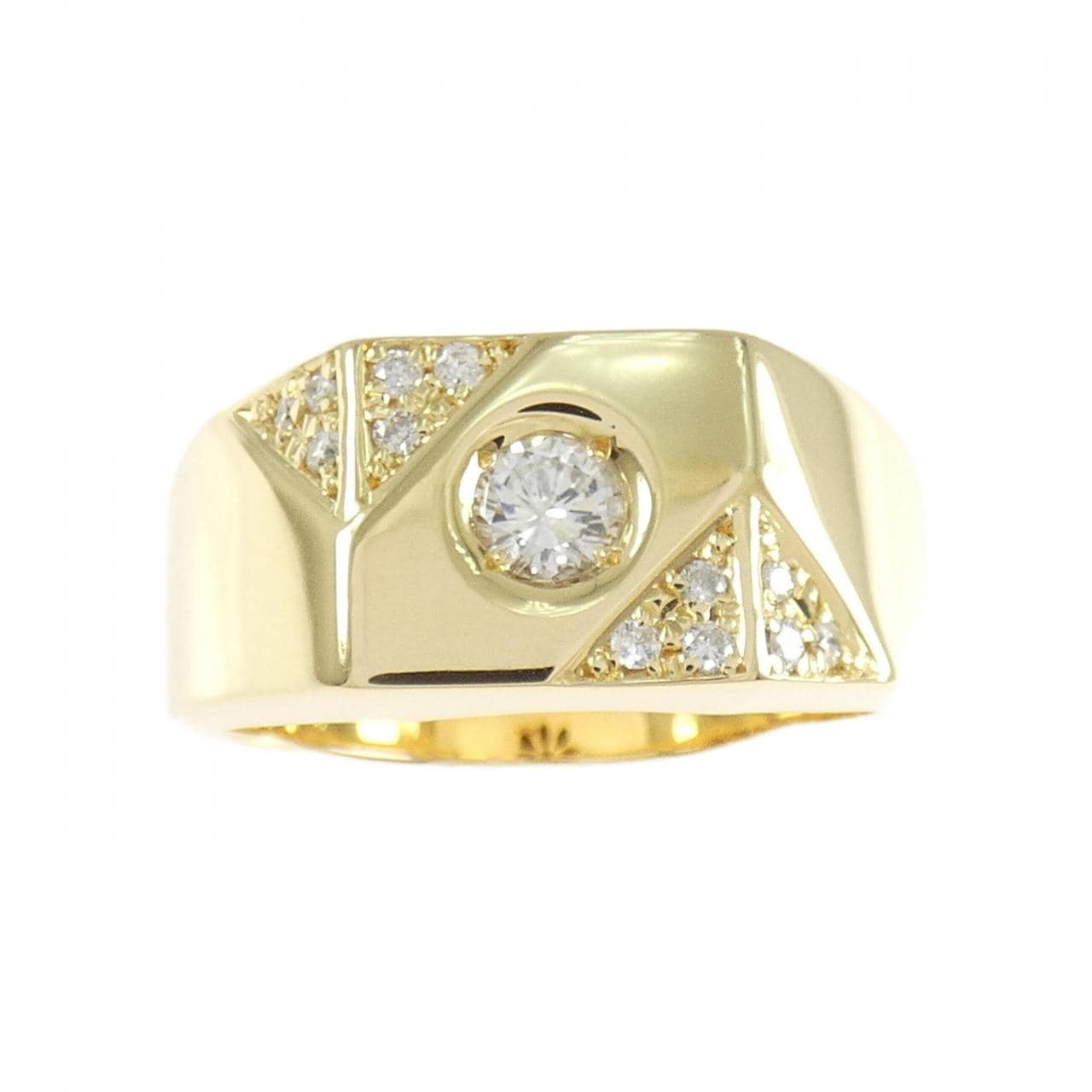 K18YG ダイヤモンド リング 0.23CT