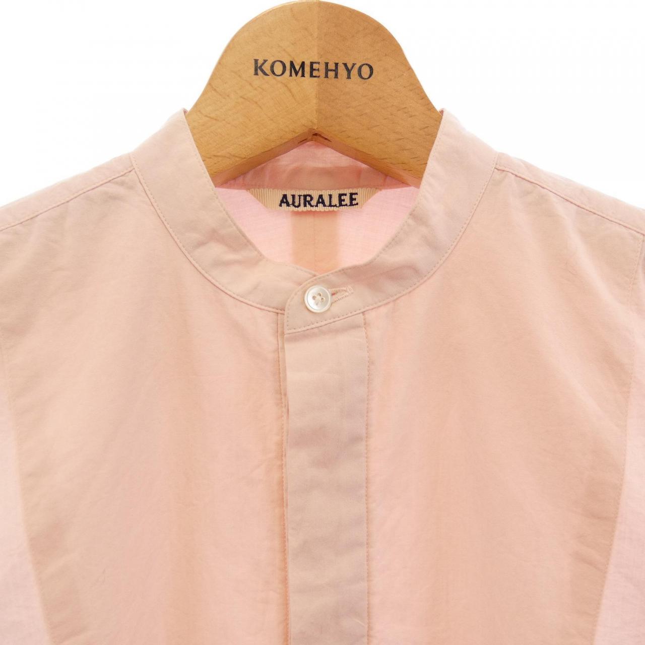 オーラリー AURALEE A23SS021S S／Sシャツ