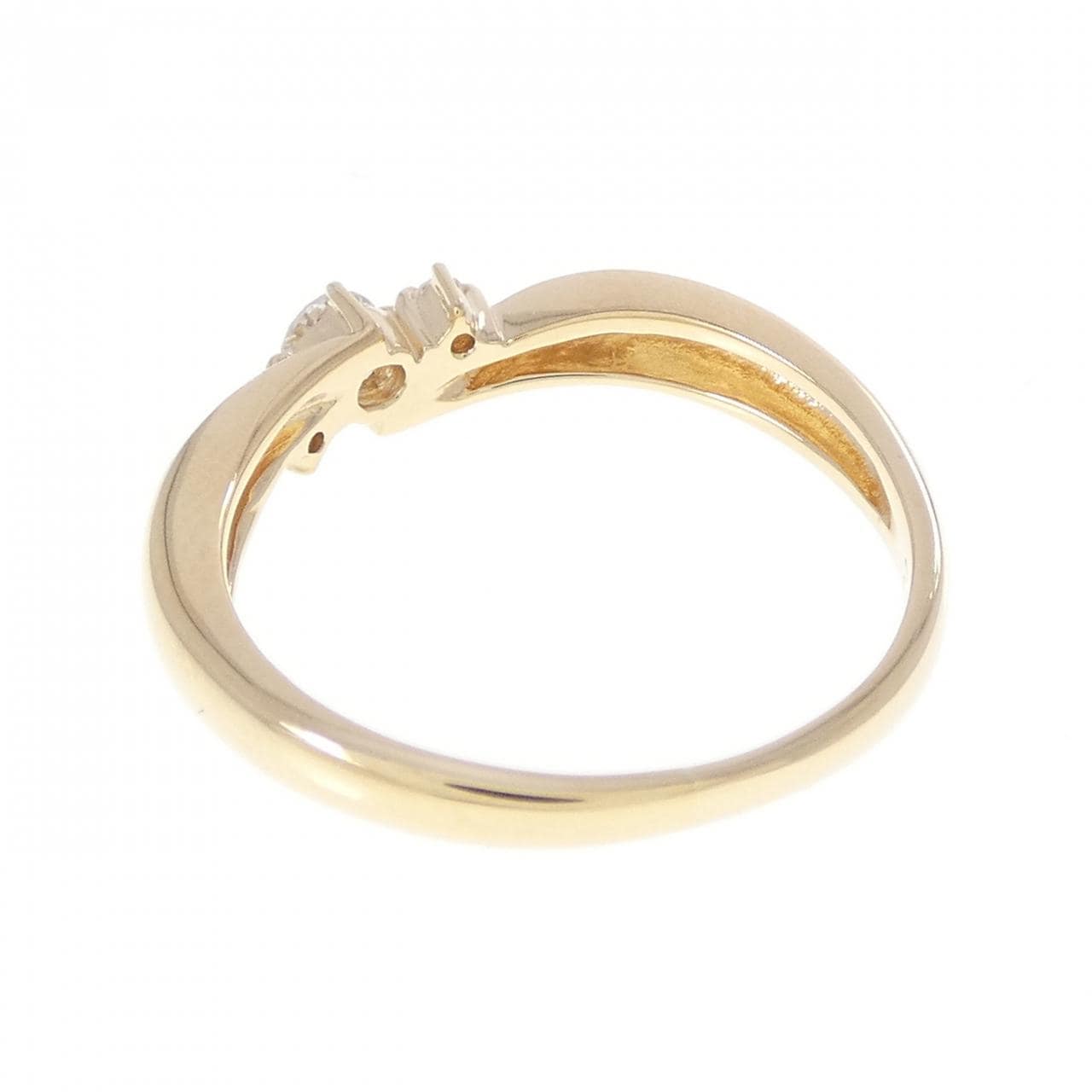 K18YG ダイヤモンド リング 0.12CT
