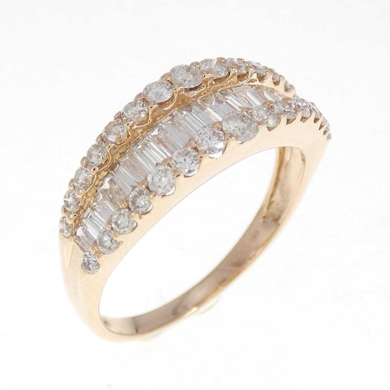 K18PG ダイヤモンド リング 1.00CT