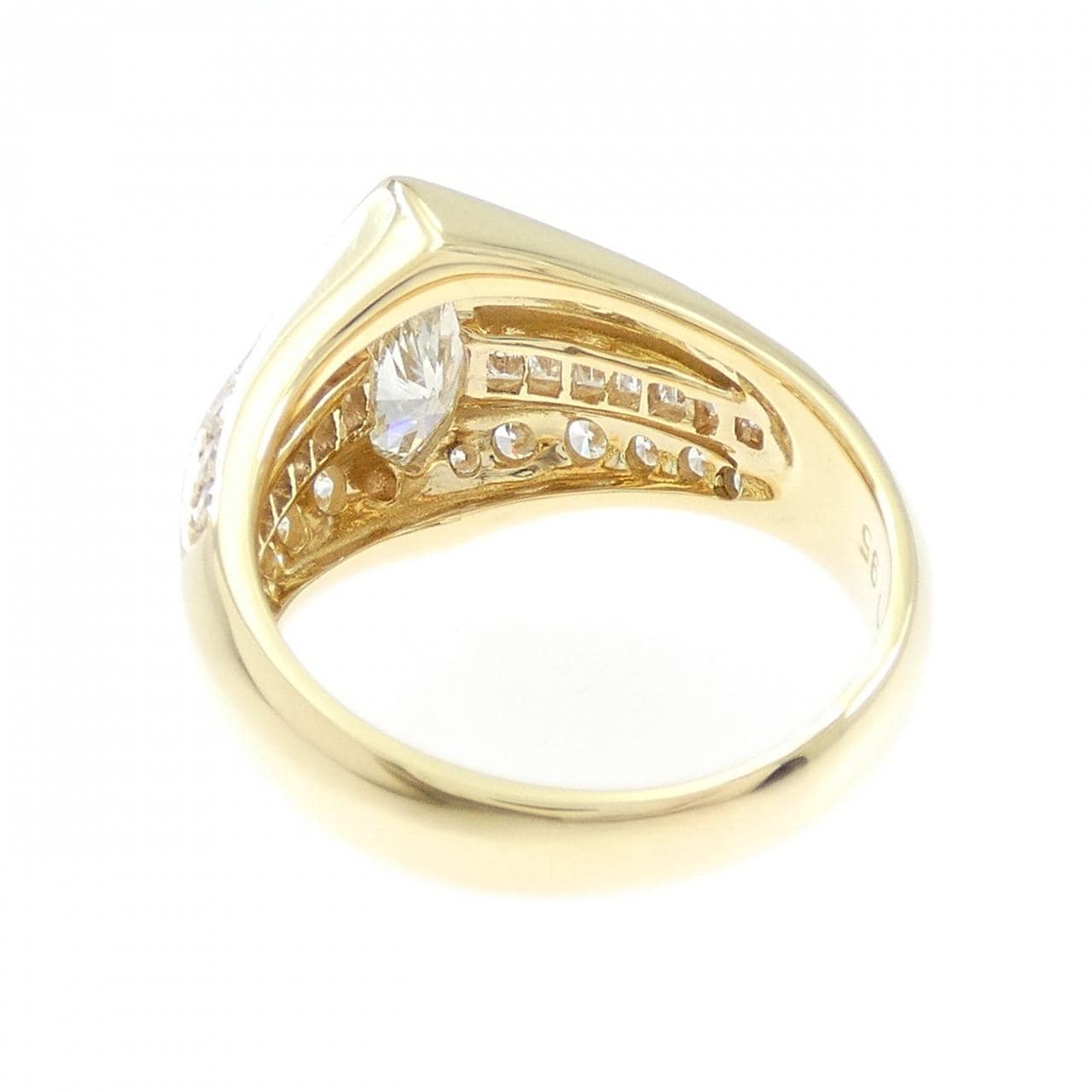 K18YG ダイヤモンド リング 1.22CT