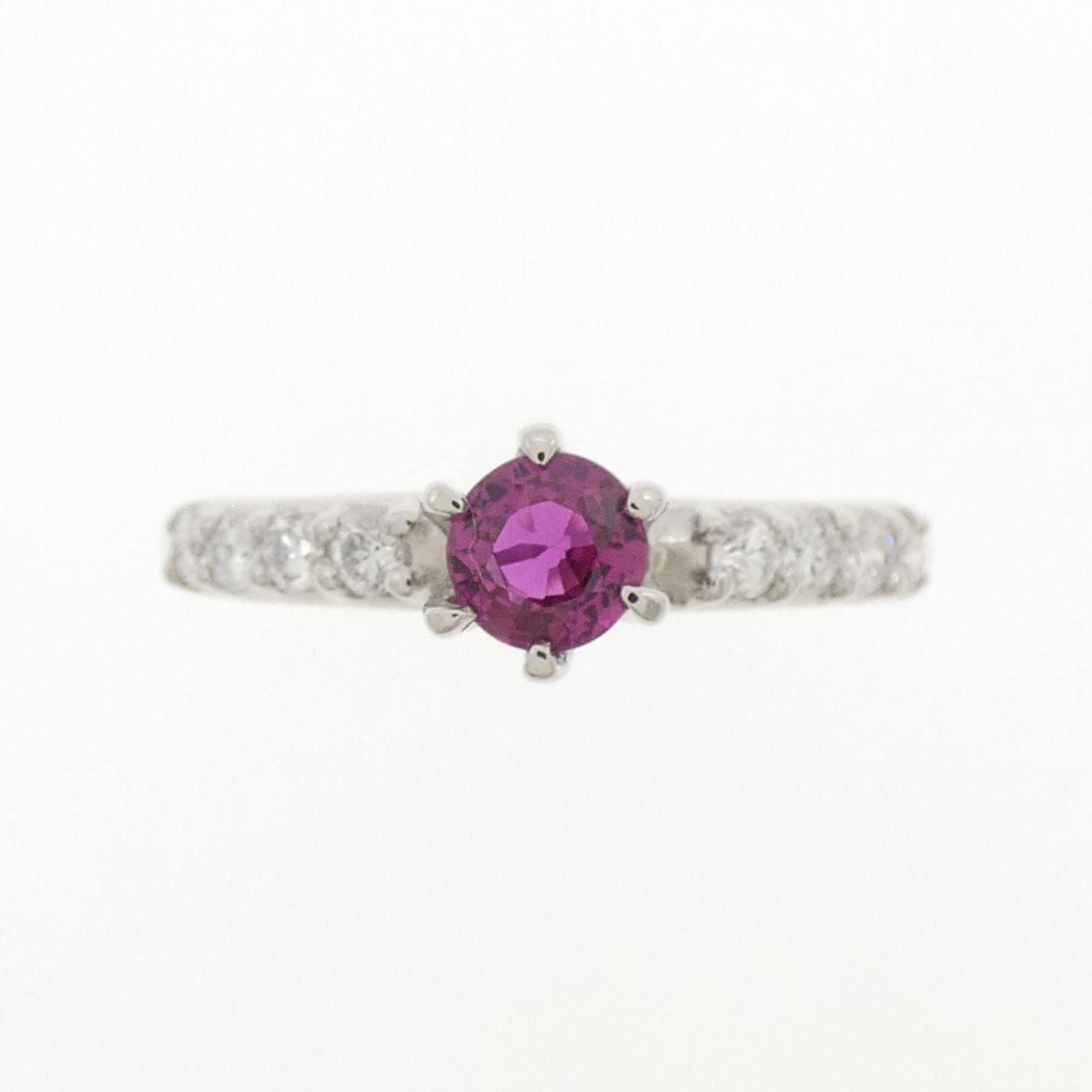 PT900 ルビー リング 0.39CT