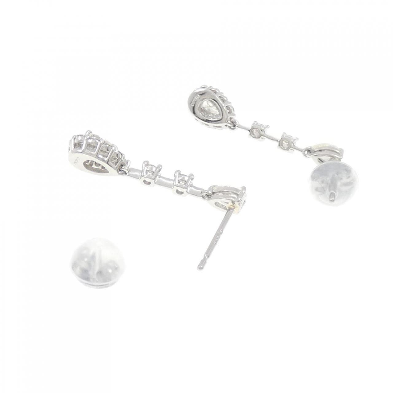 【新品】PT900 ダイヤモンド ピアス 0.60CT