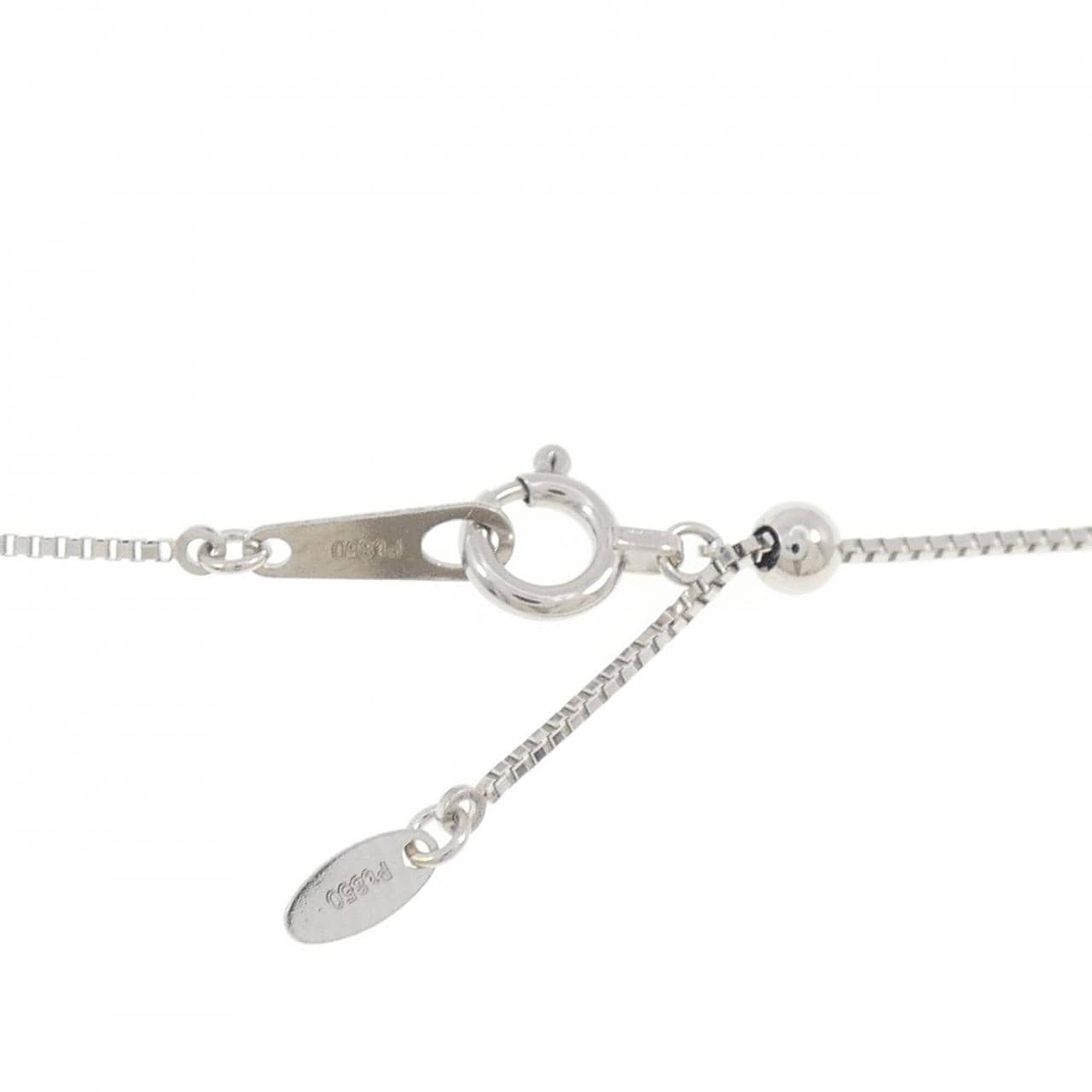 PT900/PT850 ダイヤモンド ネックレス 0.324CT F SI2 VG