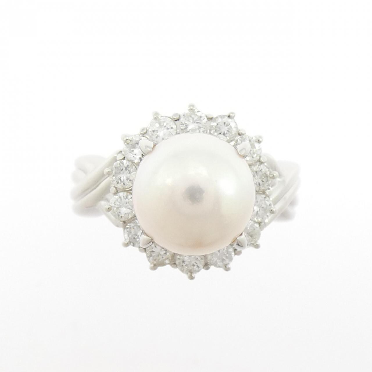 PT900 Akoya pearl ring 9.2mm