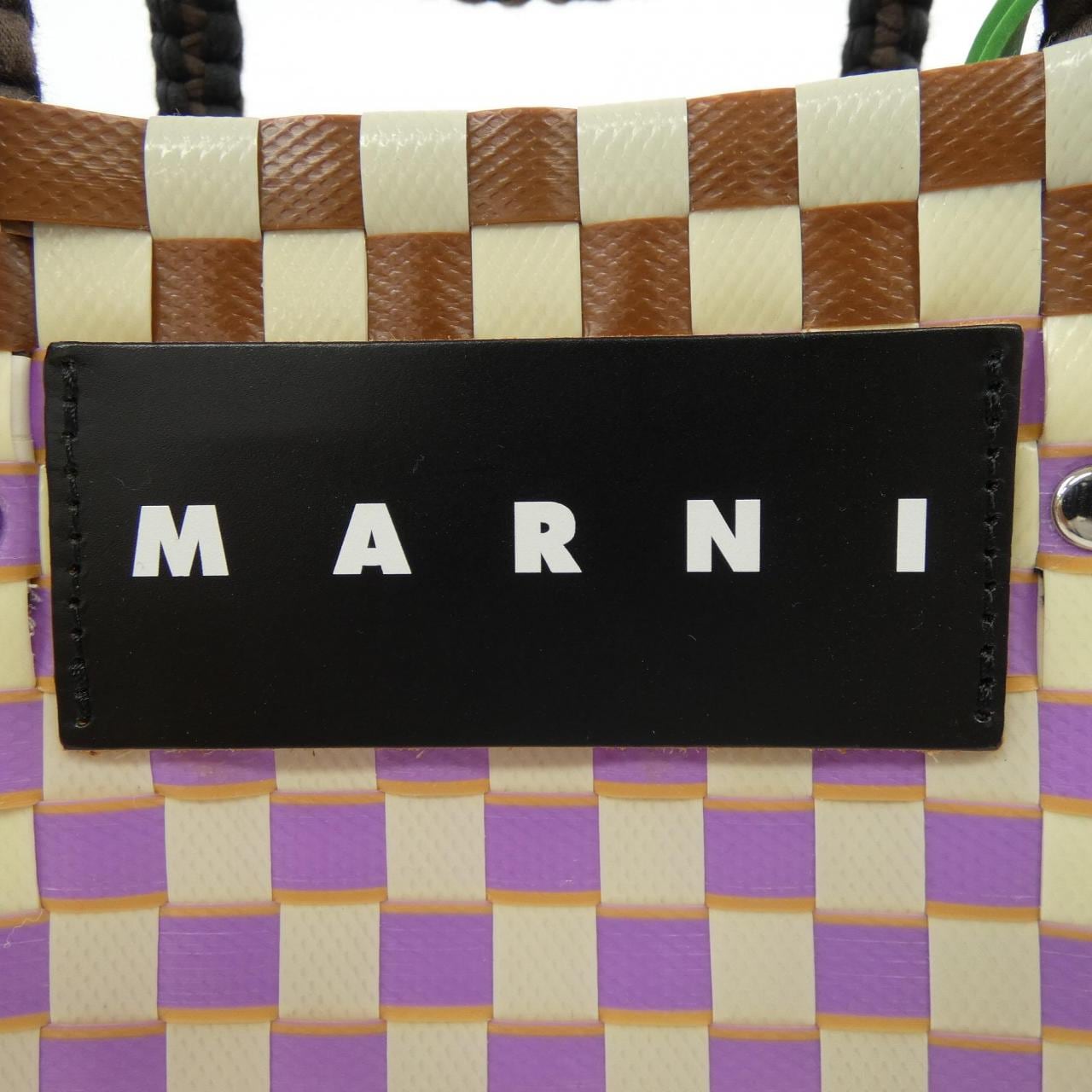 マルニ MARNI MARI MARKET JERSEY HANDLE BASKET SHMH0013A0 BAG
