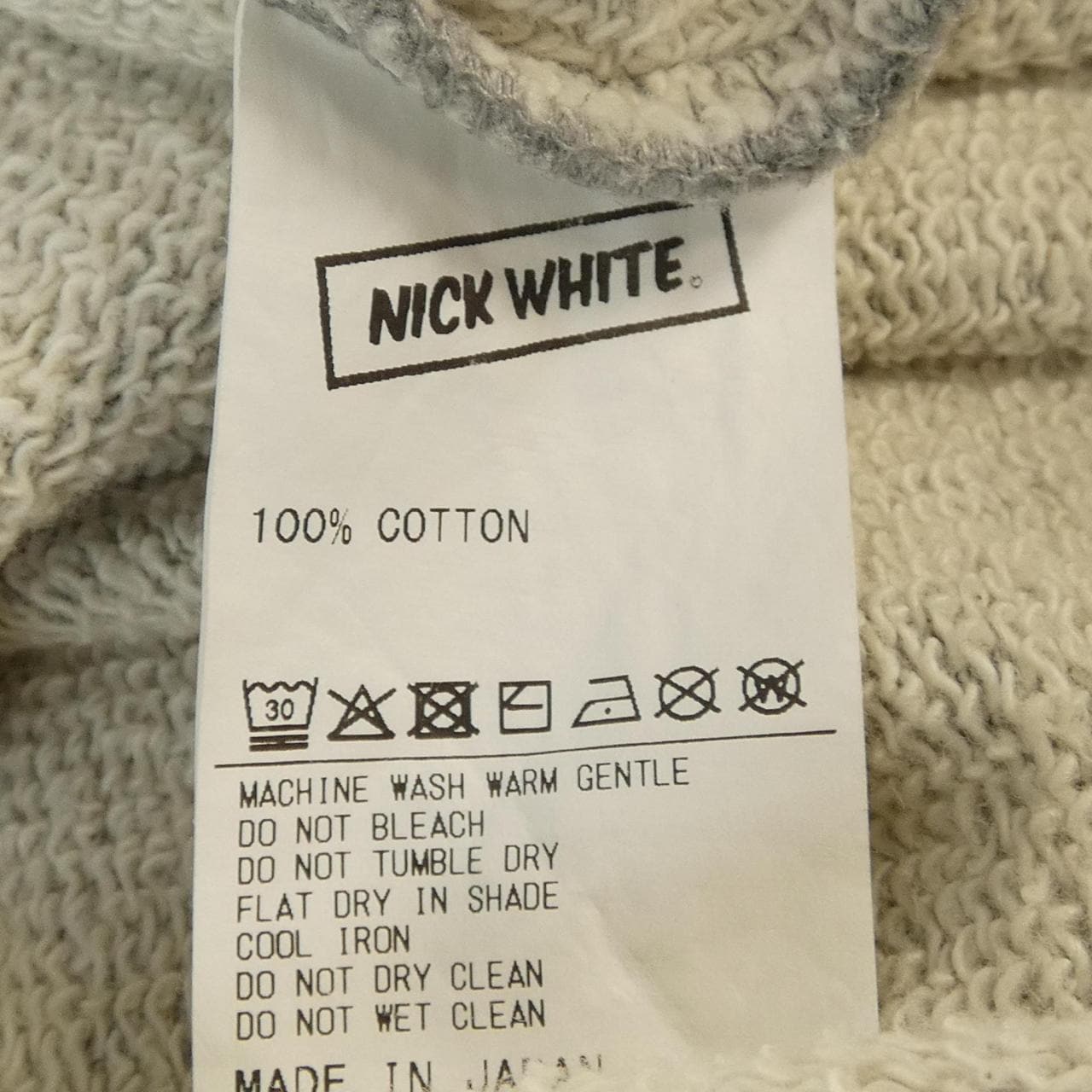 NICK WHITE パーカー