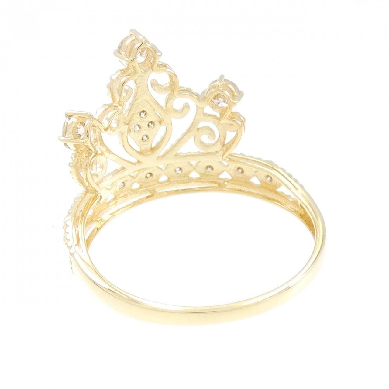 K18YG Tiara Diamond Ring 0.40CT