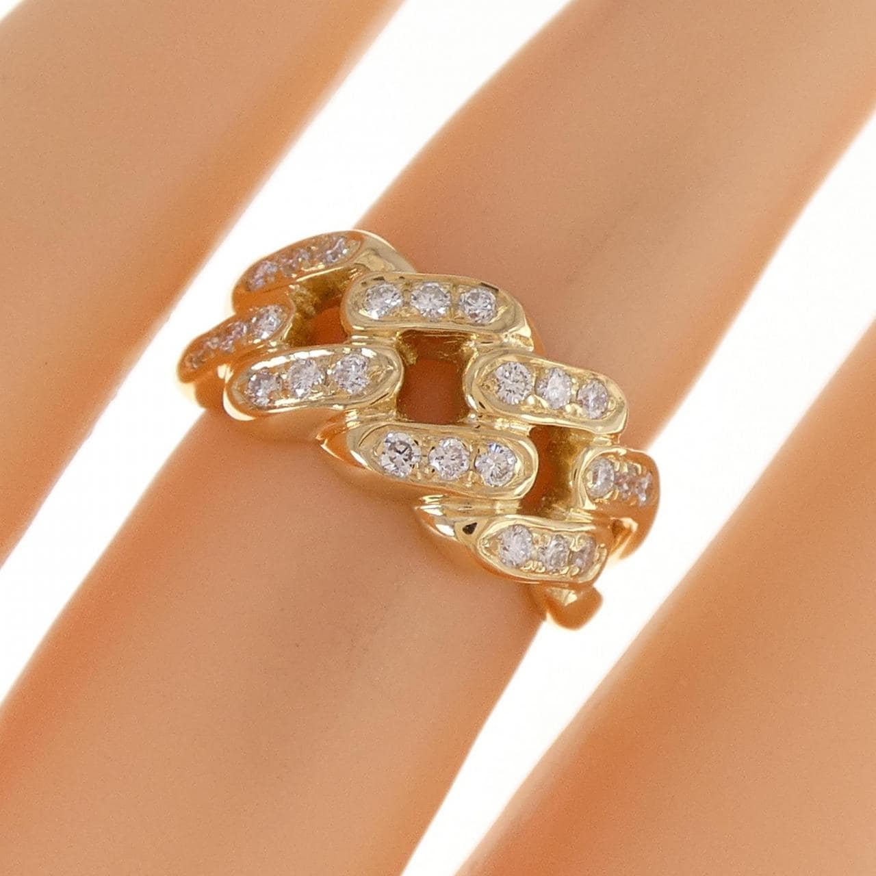 K18YG ダイヤモンド リング 0.29CT