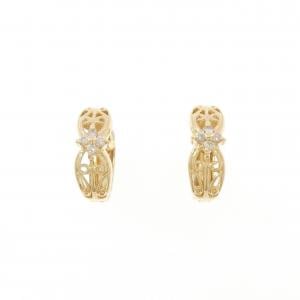 K18YG ダイヤモンド ピアス 0.06CT