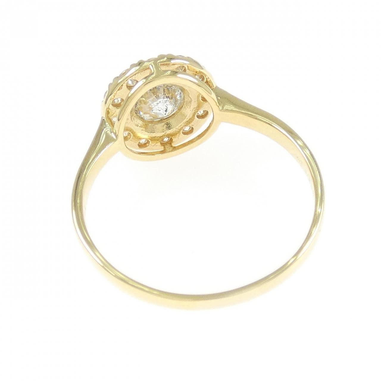 K18YG ダイヤモンド リング 1.039CT