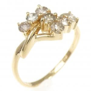 K18YG ダイヤモンド リング 0.50CT