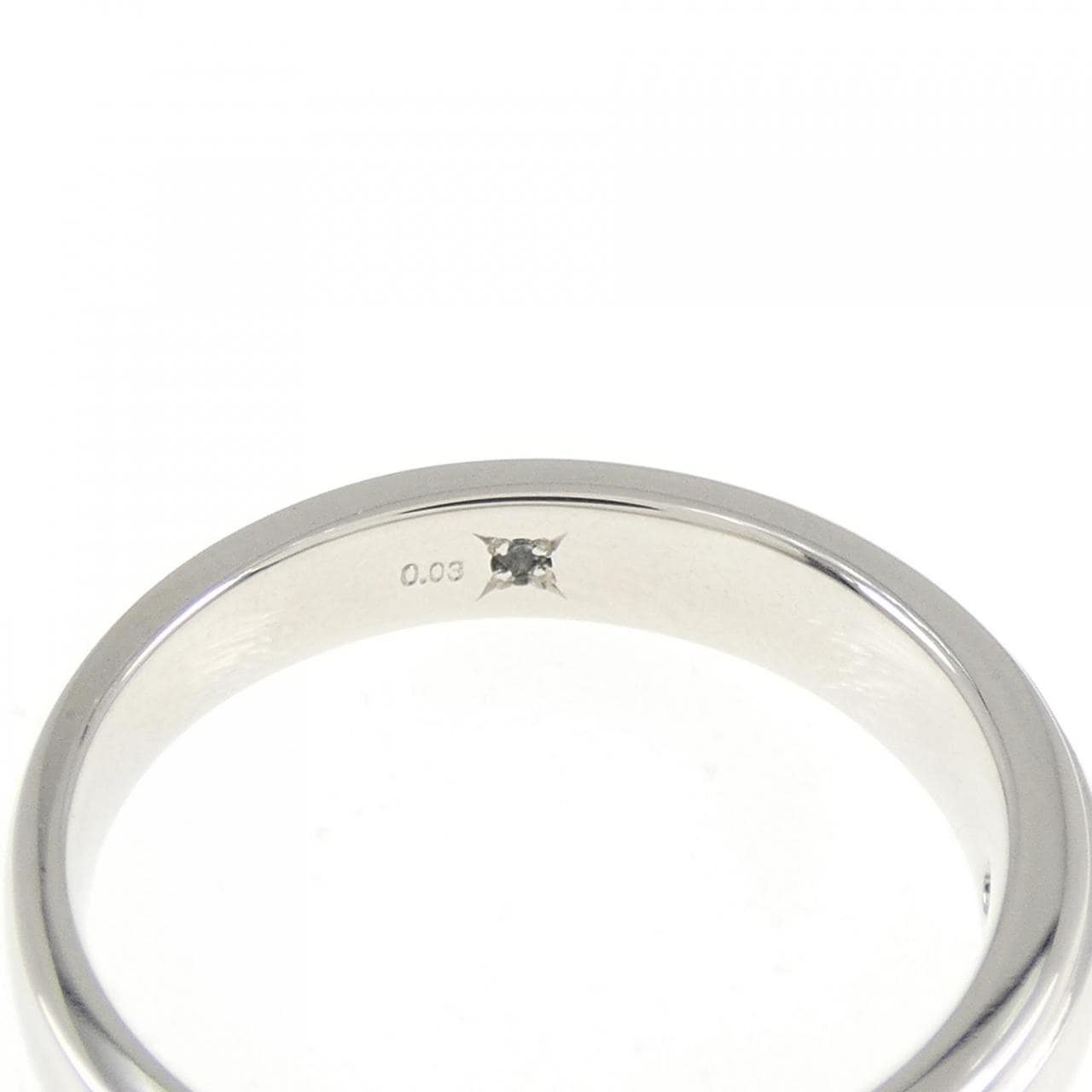 PT950 ダイヤモンド リング 0.03CT