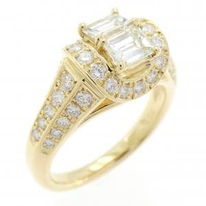 K18YG ダイヤモンド リング 0.64CT