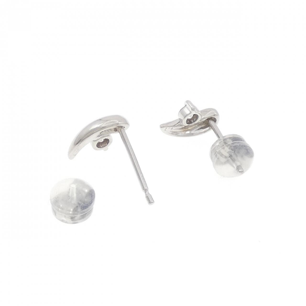 PT900 ダイヤモンド ピアス 0.14CT