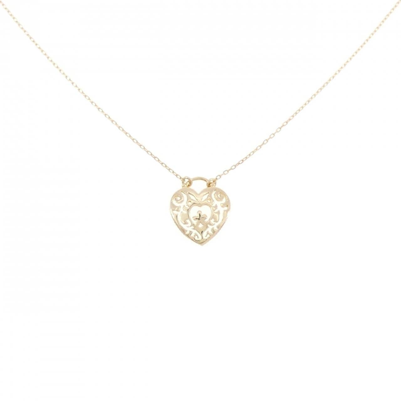 STAR JEWELRY K18YG 心型項鍊