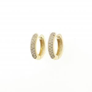 K18YG ダイヤモンド ピアス 0.64CT
