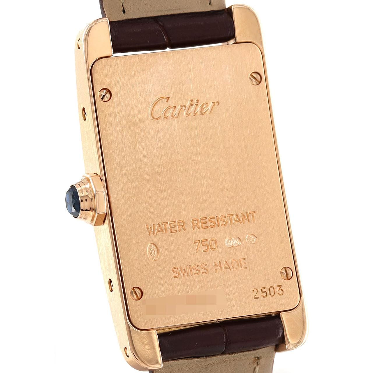 Cartier Tank American SM PG W2607456 PG/RG石英