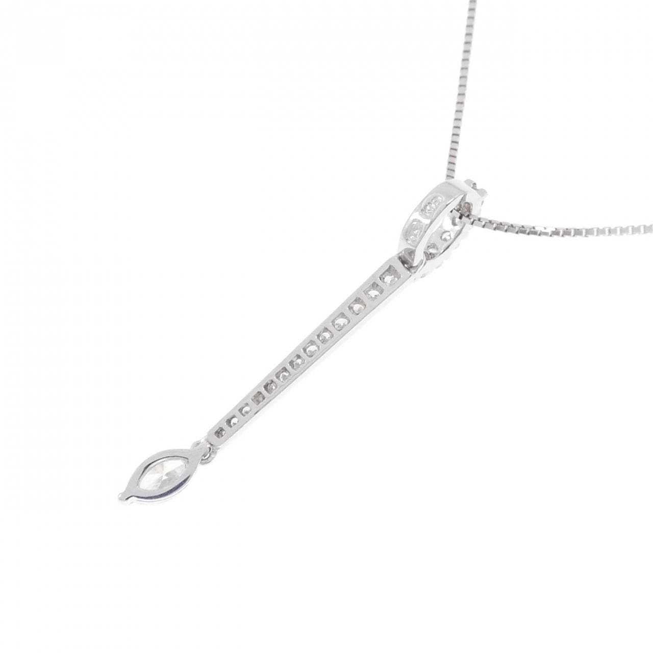 K18WG Diamond necklace