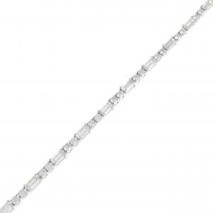 【新品】PT900/PT850 ダイヤモンド ブレスレット 3.85CT