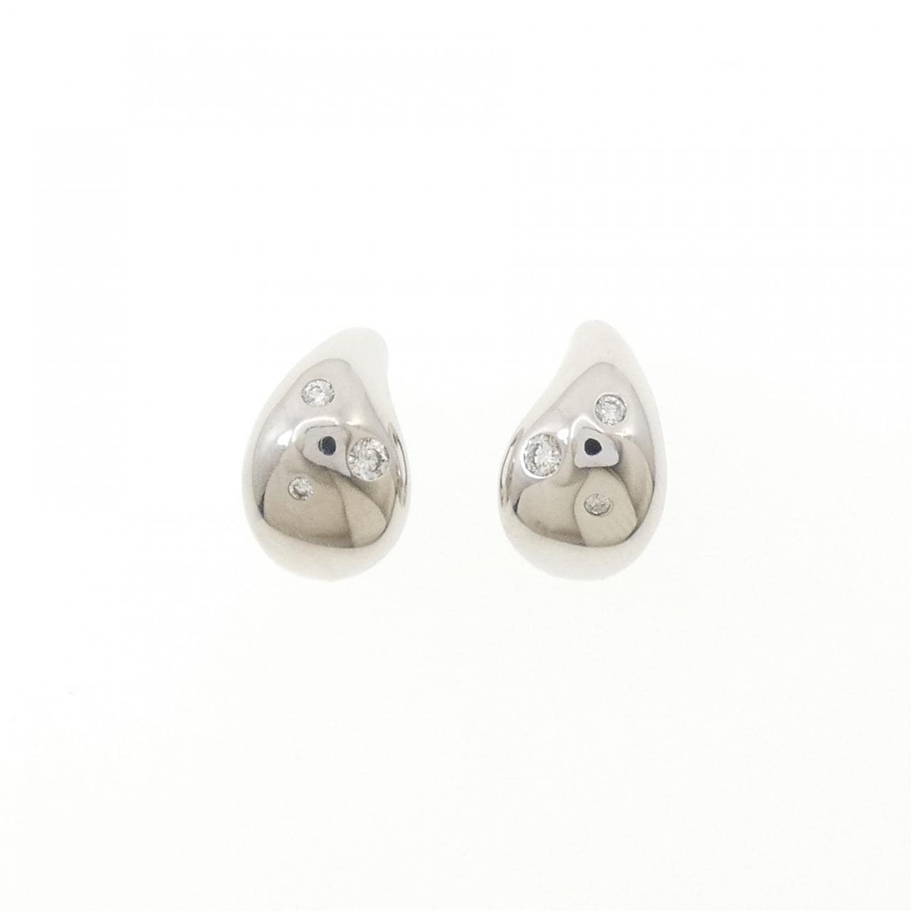 ポンテヴェキオ ダイヤモンド イヤリング 0.08CT