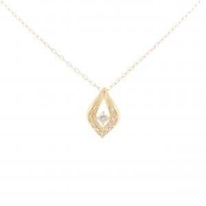 K18YG ダイヤモンド ネックレス 0.12CT