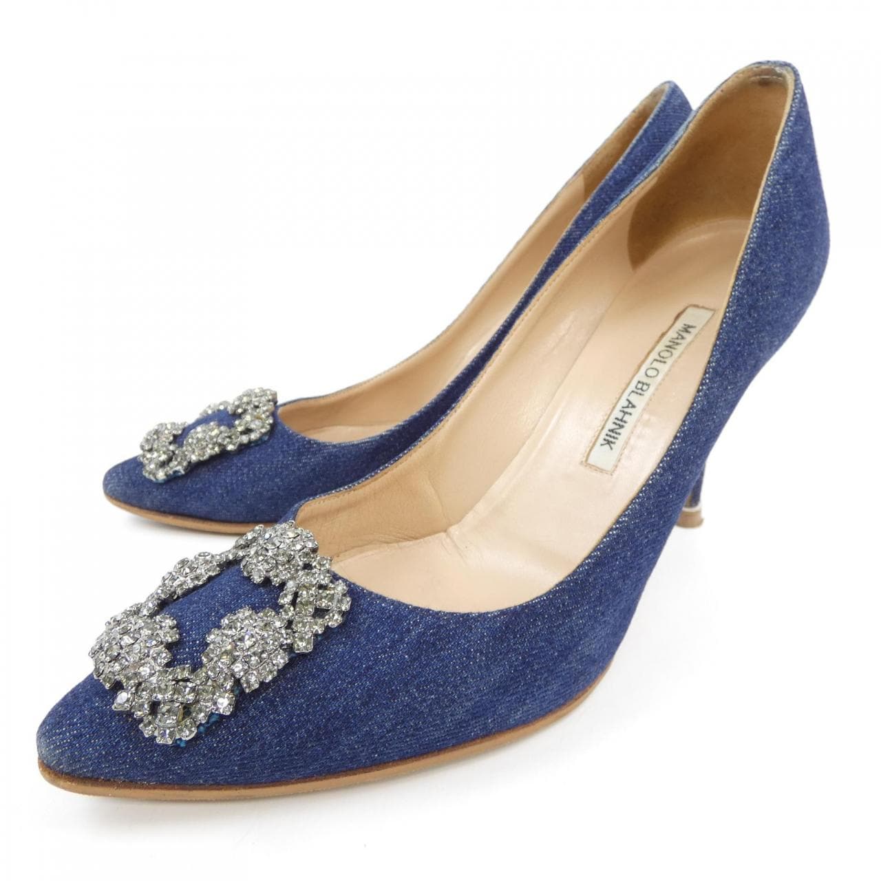 マノロブラニク MANOLO BLAHNIK ハンギシ パンプス