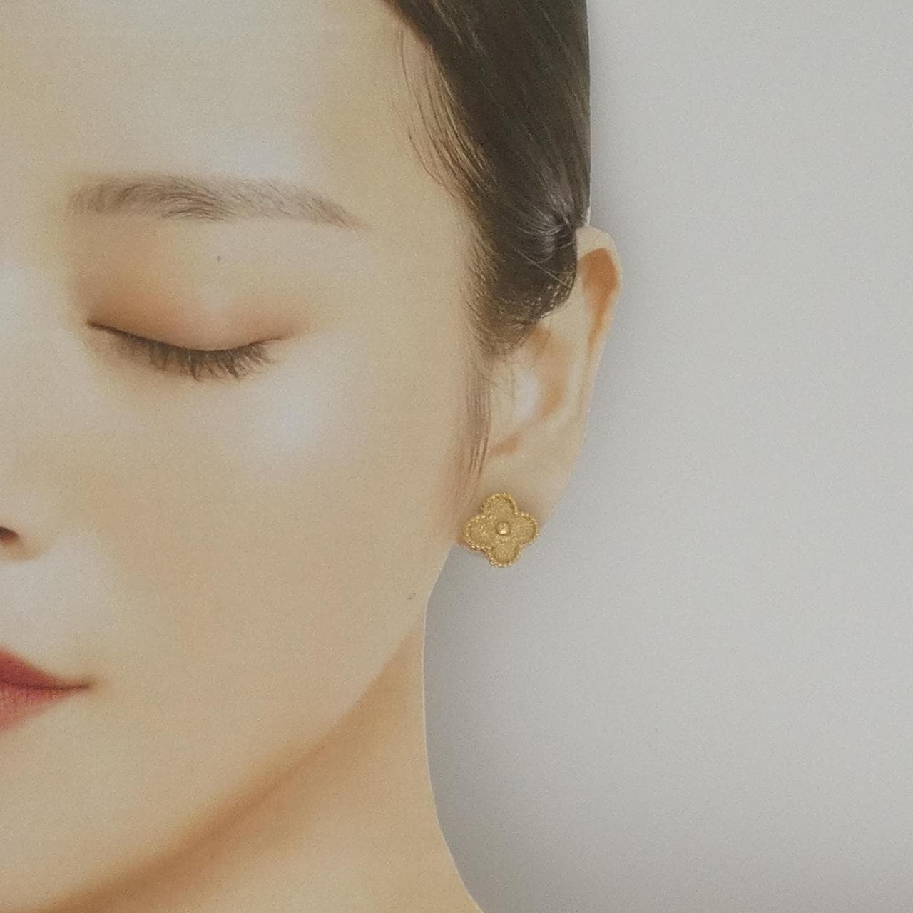 ヴァンクリーフ&アーペル ヴィンテージ アルハンブラ イヤリング 片耳