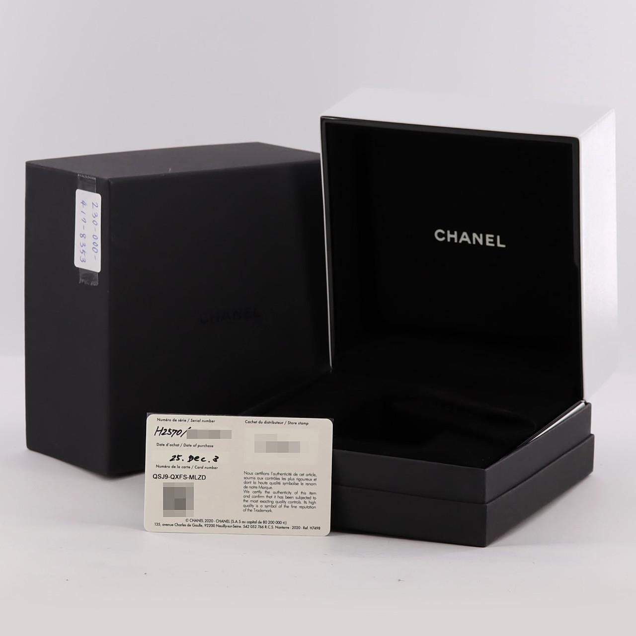 シャネル J12 29mmセラミック･8P H2570 セラミック クォーツ