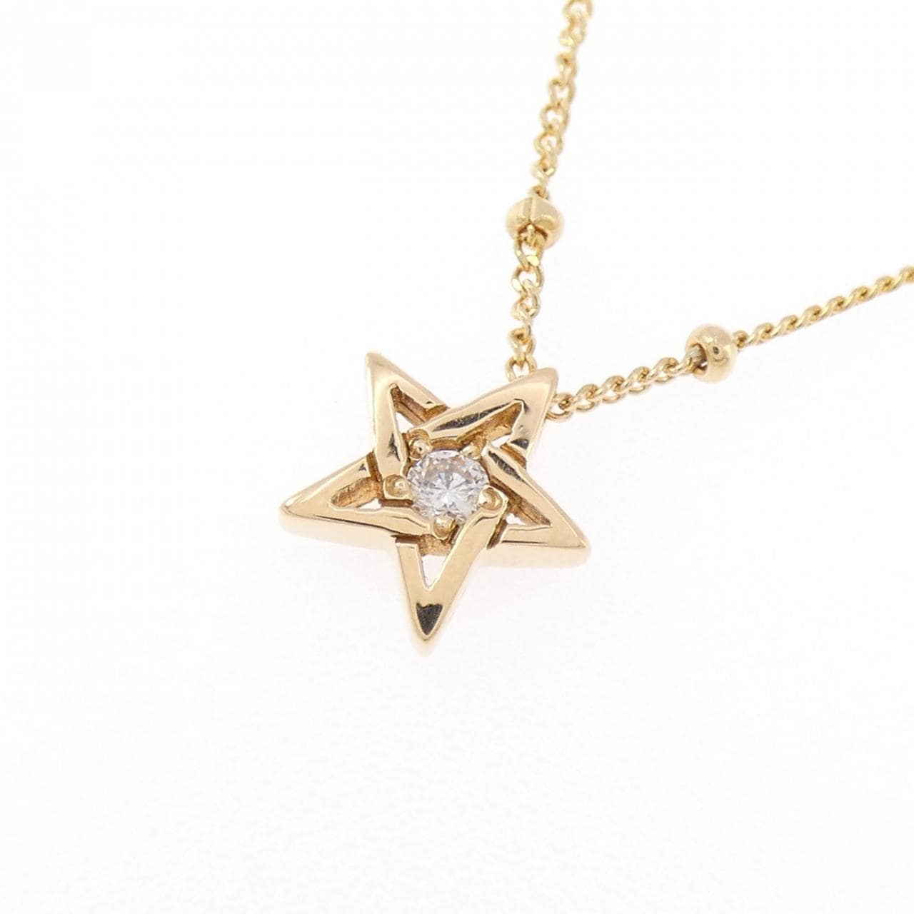 スタージュエリー ダイヤモンド ネックレス 0.05CT