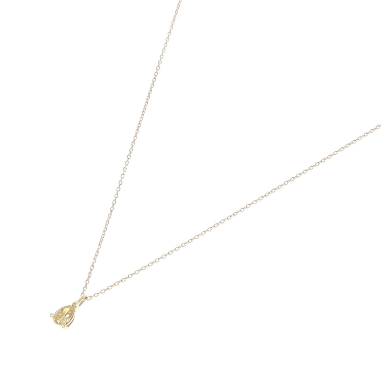 K18YG ダイヤモンド ネックレス 0.18CT