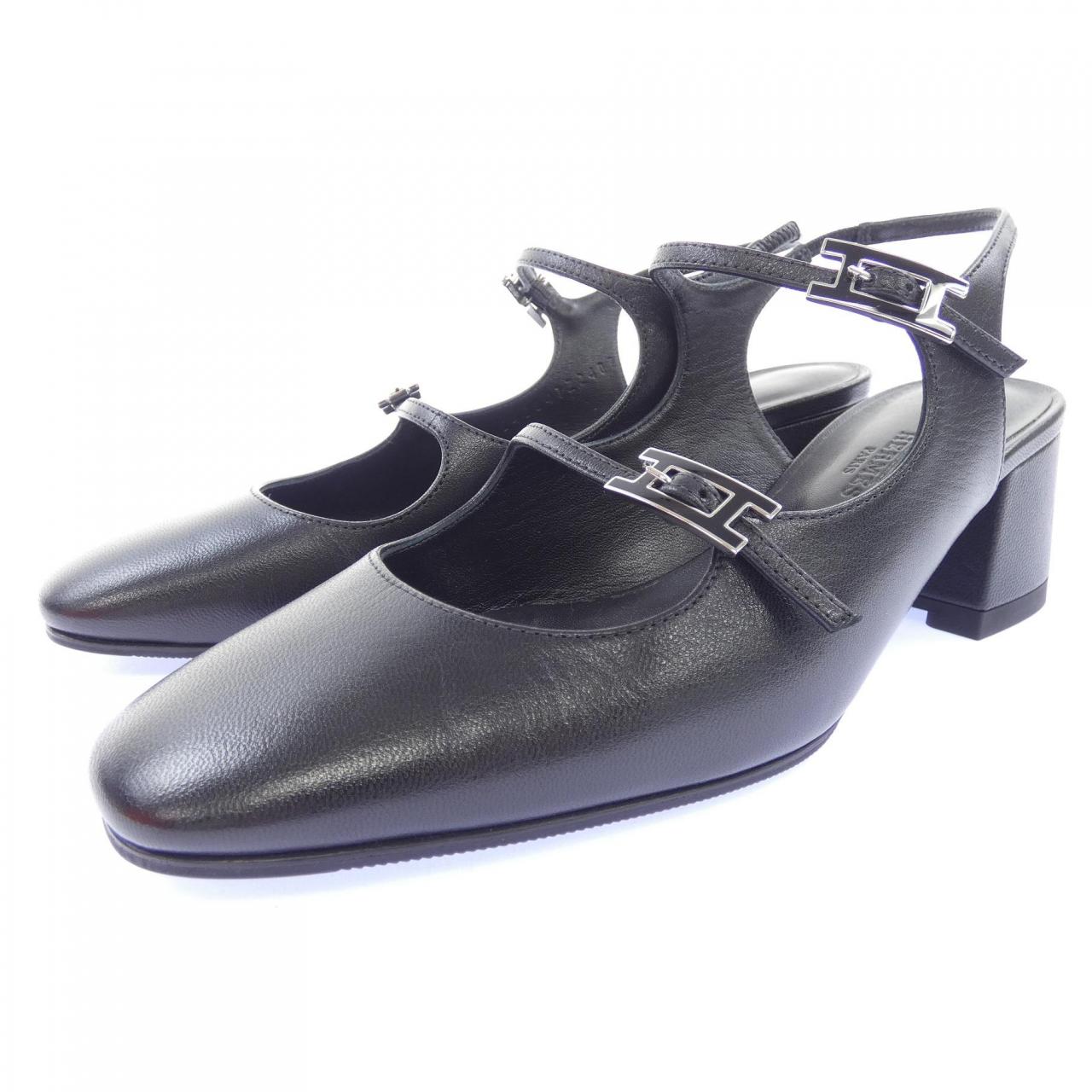 エルメス HERMES ジャッキー50 アピバックル 242041Z パンプス