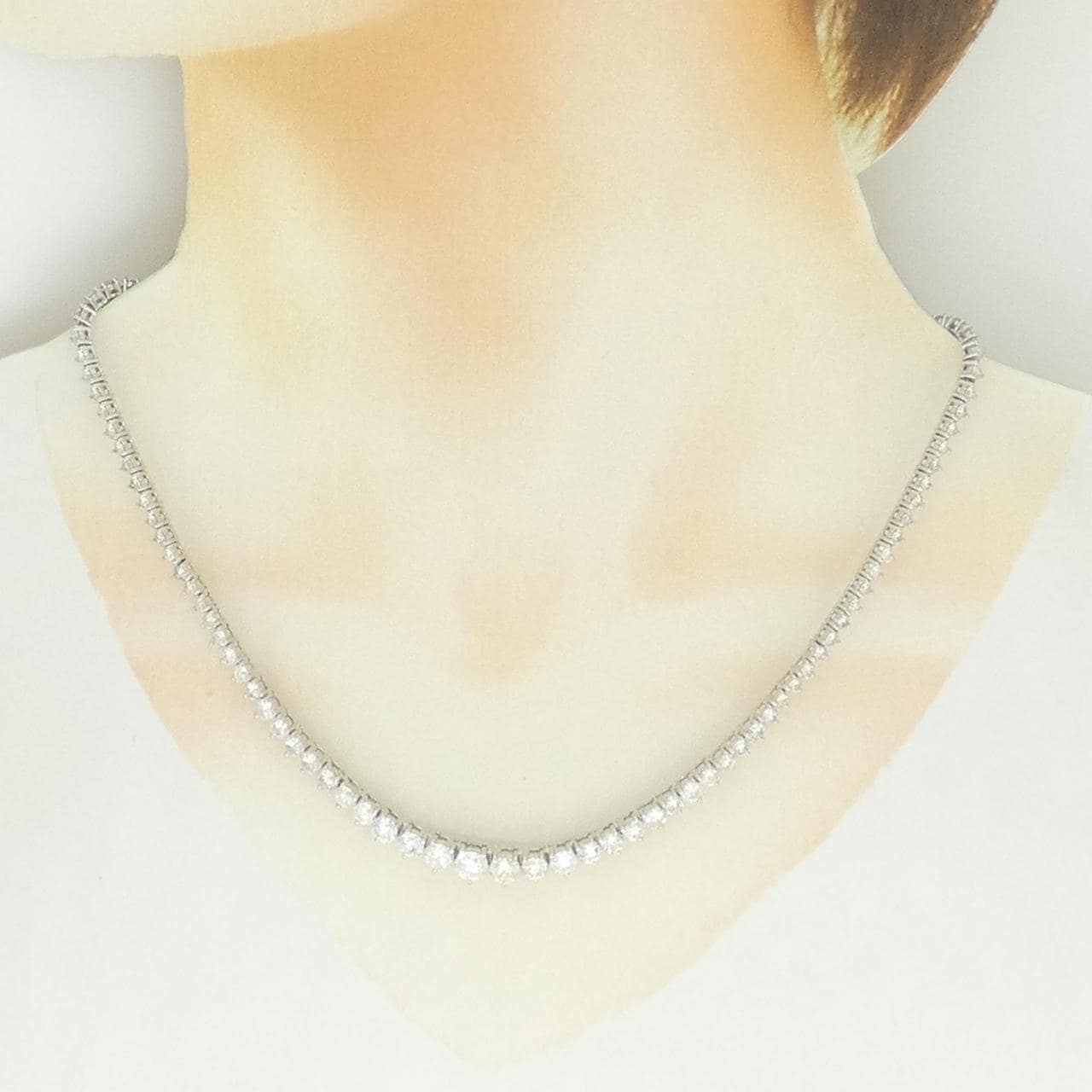 PT850 ダイヤモンド ネックレス 10.73CT