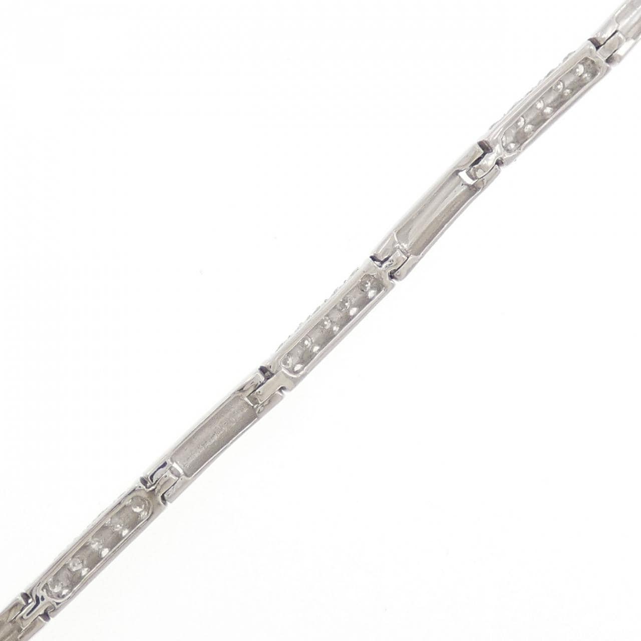 K18WG ダイヤモンド ブレスレット 0.64CT