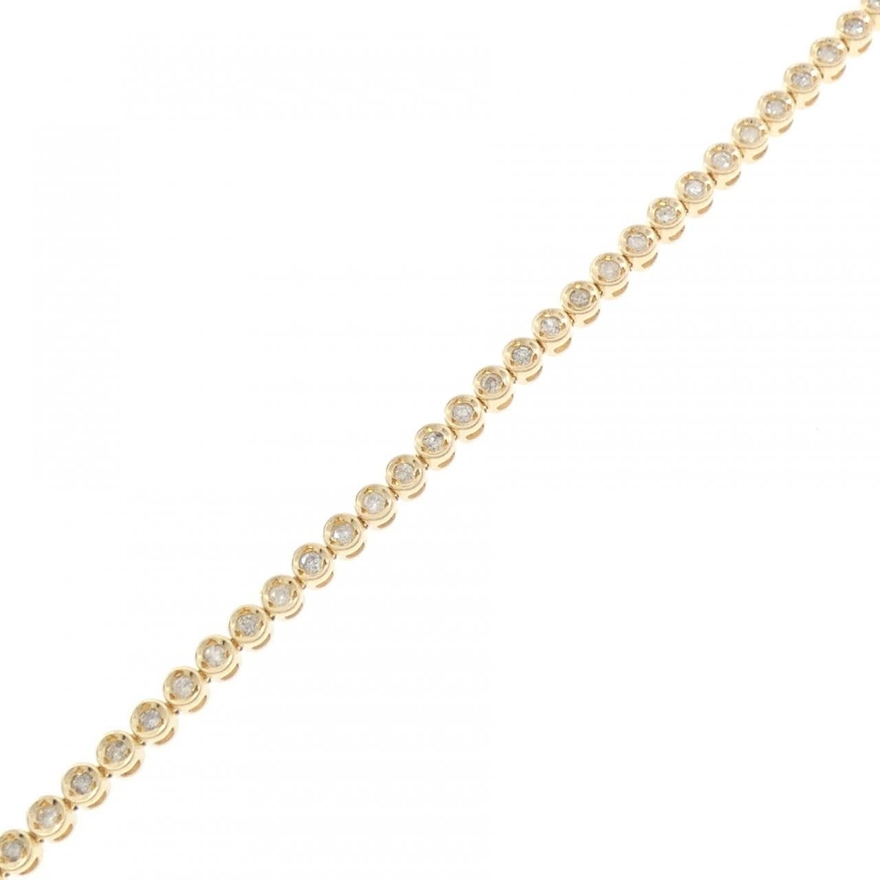 K18YG ダイヤモンド ブレスレット 1.00CT