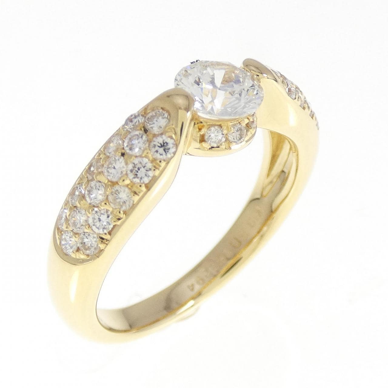 K18YG ダイヤモンド リング 0.535CT