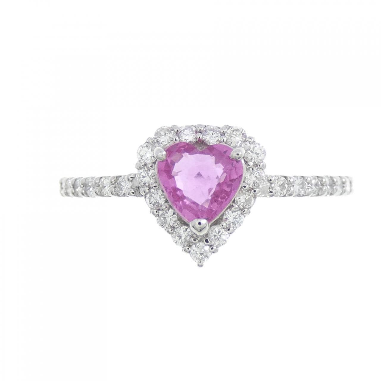 PT Heart Ruby Ring 0.44CT